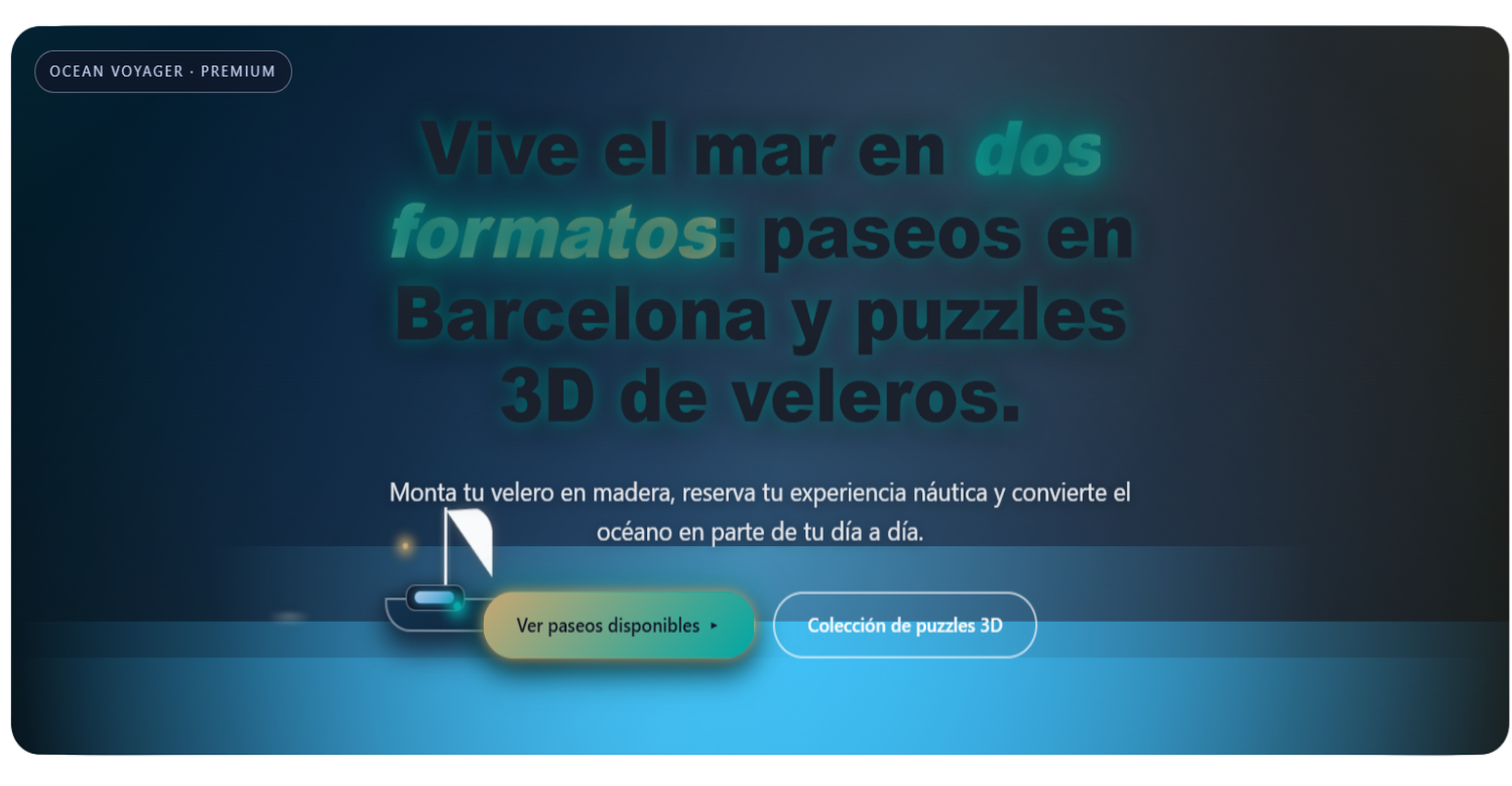 Mockup web Ocean Voyager